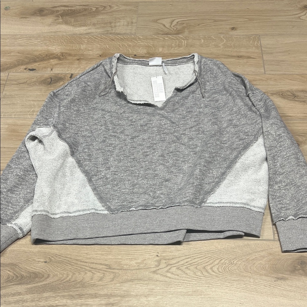 Urban Outfitters Gray V-Neck Sweater